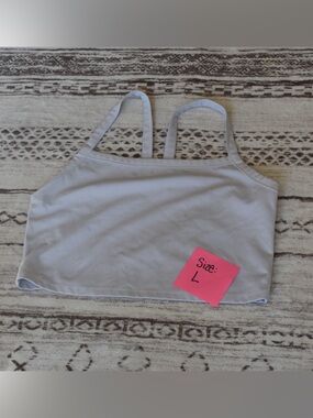 wild fable Light Gray Cropped Cami Tank